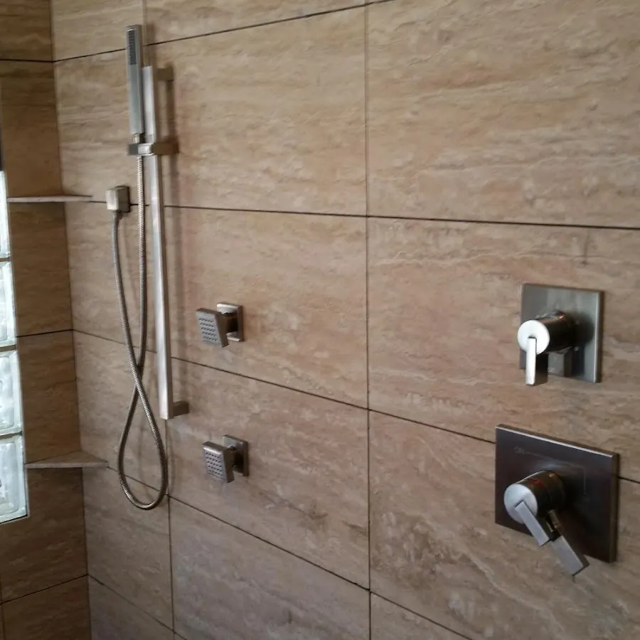 Shower fixture installation for Water Heater Replacement in Hull